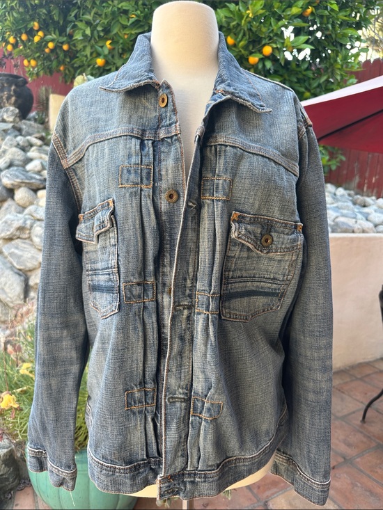 Polo Ralph Lauren Jackets & Blazers - Ralph Lauren Polo Jeans Classic Washed Denim Jacket - Light Blue Size Large